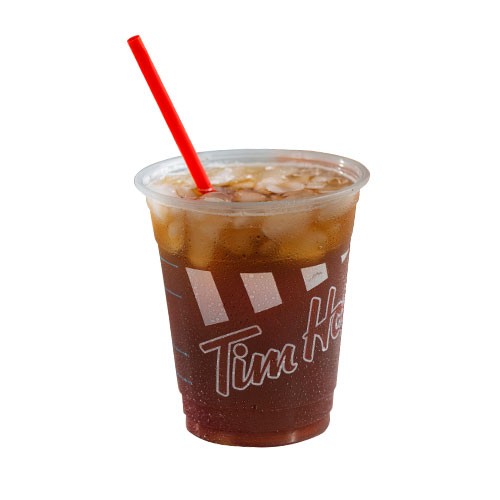 iced coffee calories tim hortons large